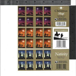 12 sheets of USPS book OF 20 FOREVER STAMPS (RETIRED DESIGN)